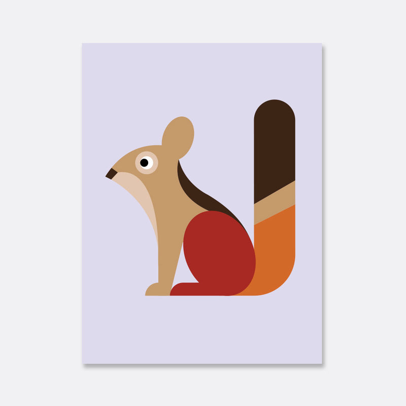 Bibu Póster de ardilla