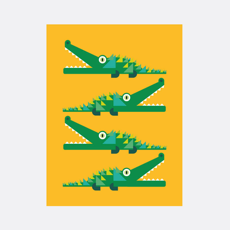 Bibu Póster de cocodrilos