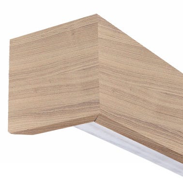 Bricomart KIT RAIL PARA PUERTA CORREDERA SOBRE MURO NOGAL Libre de impuestos