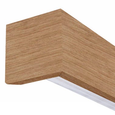 Bricomart KIT RAIL + EMBELLECEDOR PUERTA CORREDERA ACABADO MELAMINA ROBLET Ofertas de temporada