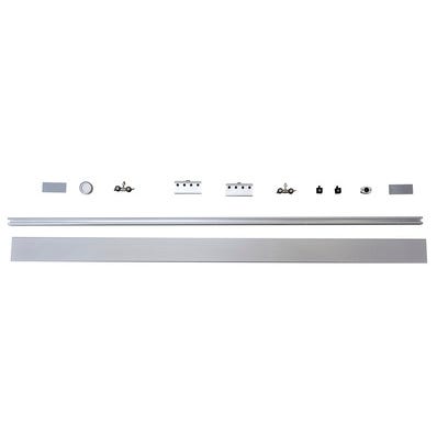 Bricomart RAIL PARA PUERTA CORREDERA DE CRISTAL