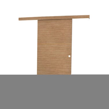 Bricomart KIT RAIL + EMBELLECEDOR PUERTA CORREDERA ACABADO MEL VT5