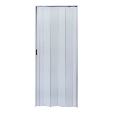 Bricomart PUERTA PLEGABLE PVC BLANCA 84 CM