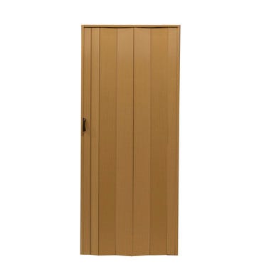 Bricomart PUERTA PLEGABLE PVC MADERA CLARA 84 CM