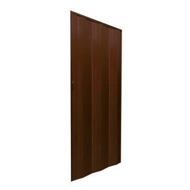 Bricomart PUERTA PLEGABLE PVC MADERA OSCURA 84 CM Los más vendidos