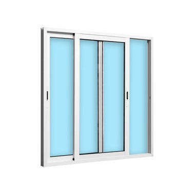 Bricomart VENTANA ALUMINIO CORREDERA BLANCA 120X120CM Liquidación