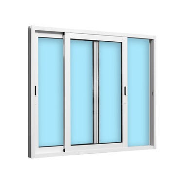 Bricomart VENTANA ALUMINIO CORREDERA BLANCA 120X100CM Últimos 3 días