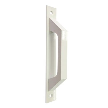 Bricomart ASA TIRADOR DE ALUMINIO CON PLACA BLANCO Ahorra y exporta