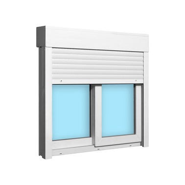 Bricomart VENTANA PVC CORREDERA BLANCA 100X118CM Venta caliente