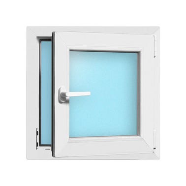 Bricomart VENTANA PVC OSCILOBATIENTE BLANCA 60X60CM En oferta
