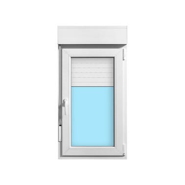 Bricomart VENTANA PVC OSCILOBATIENTE CON PERSIANA BLANCA 60X115CM