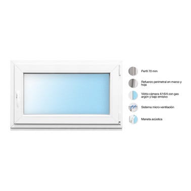 Bricomart VENTANA PVC OSCILOBATIENTE BLANCA 100X60CM Últimos 2 días