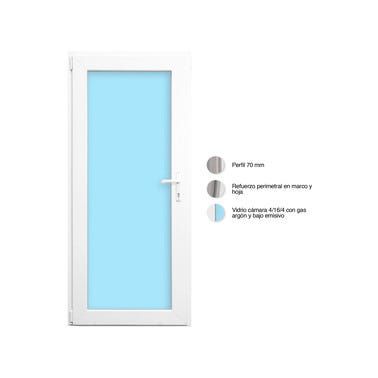 Bricomart BALCONERA PVC PRACTICABLE BLANCA 90X200CM IZQUIERDA Solo hoy