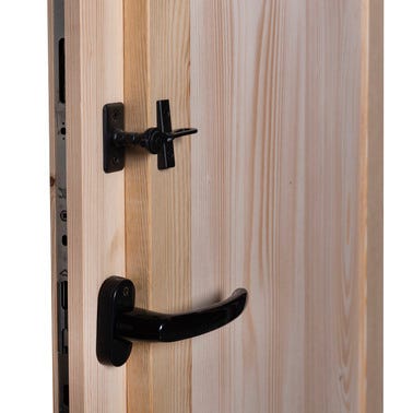 Bricomart VENTANA DE MADERA CON POSTIGO 120X120CM Última moda