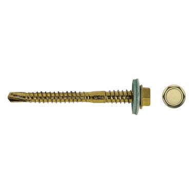 Bricomart TORNILLOS PARA METAL AUTOPERFORANTES BICROMATADOS 5 5X82MM. 50UDS