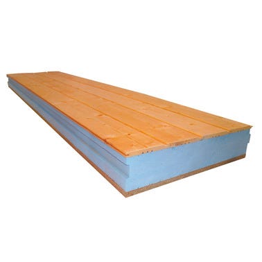 Bricomart PANEL SANDWICH ACABADO FRISO NATURAL 10 9CM 0 6X2 49 M