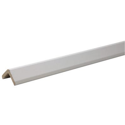Bricomart MOLDURA GUARDAVIVO MELAMINA BLANCA 2600 X 30 X 30 MM