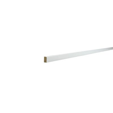 Bricomart MOLDURA CUADRADILLO MELAMINA BLANCA 254 X 70 X 30 MM