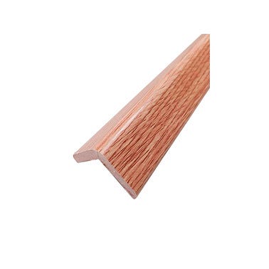 Bricomart GUARDAVIVO MELAMINA ROBLE 2600 X 30 X 30 MM. ADHESIVO