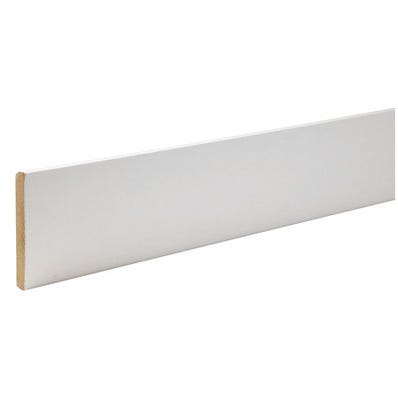 Bricomart RODAPIE MELAMINA BLANCO 2240 X 70 X 10 MM