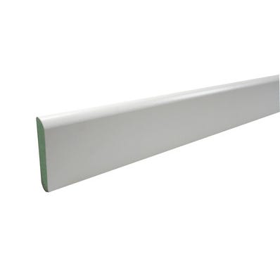 Bricomart PACK 5 RODAPIES DM MELAMINA BLANCO 2200 X 70 X 09 MM