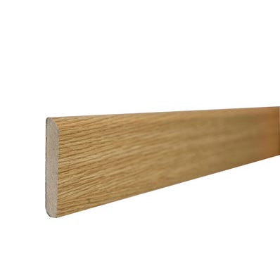 Bricomart PACK 5 RODAPIES DM MELAMINA ROBLE 2200 X 70 X 09 MM ÚLTIMAS EDICIONES