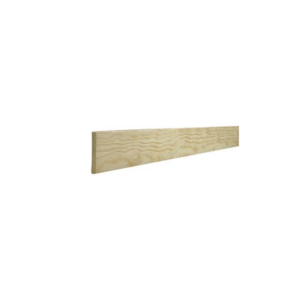 Bricomart MOLDURA RECHAPADA LISA PINO 2200 X 70 X 10 MM