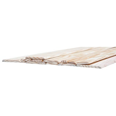 Bricomart BIZCOCHO MADERA ABETO NATURAL 2400 X 48 X 4 MM