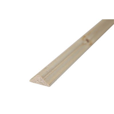 Bricomart MOLDURA JAMBA MADERA ABETO NATURAL 2400 X 22 X 10 MM Envío gratis