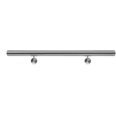 Bricomart KIT PASAMANOS A PARED + SUJECCIÓN ACERO INOXIDABLE 2000 X 42 MM Rebajas online