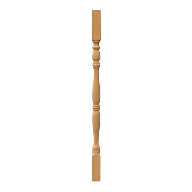 Bricomart BALAUSTRE MADERA HAYA 90 X 4 5 X 4 5 CM Devoluciones gratuitas