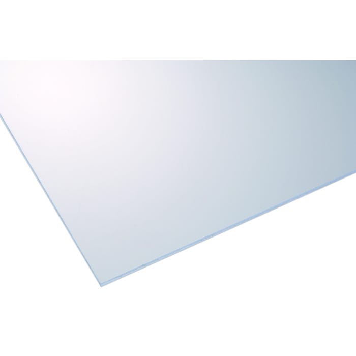 Bricomart PLANCHA DE POLIESTIRENO TRANSPARENTE 100 X 50 X 0 25 CM