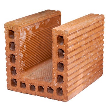 Bricomart ZUNCHO BLOQUE TERMOBRICK 24X19X19 CM