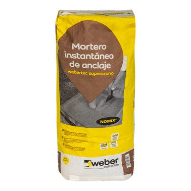 Bricomart MORTERO RÁPIDO INSTANTÁNEO WEBERTEC SUPERCRONO 15 KG Ventas relámpago