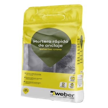 Bricomart MORTERO RÁPIDO WEBERTEC CRONO 5 KG