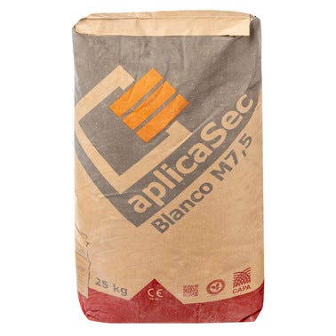 Bricomart MORTERO SECO M7 5 APLICASEC 25 KG BLANCO Tienda