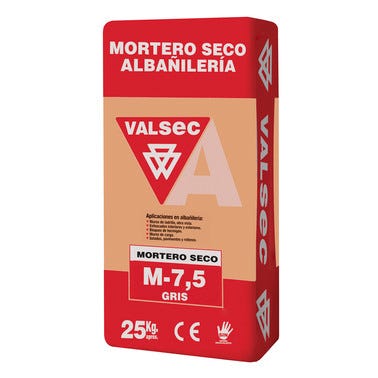 Bricomart MORTERO SECO M7 5 HIDRÓFUGO VALSEC 25 KG GRIS Mejor oferta