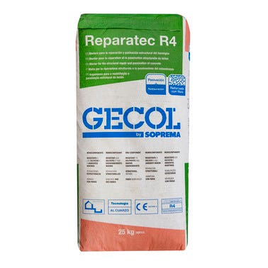 Bricomart MORTERO DE REPARACIÓN GECOL REPARATEC R4 25KG Últimos 3 días