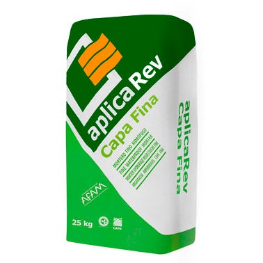 Bricomart MORTERO DE REVOCO EN CAPA FINA APLICAREV FINO 25 KG GRIS COMPRAR AHORA