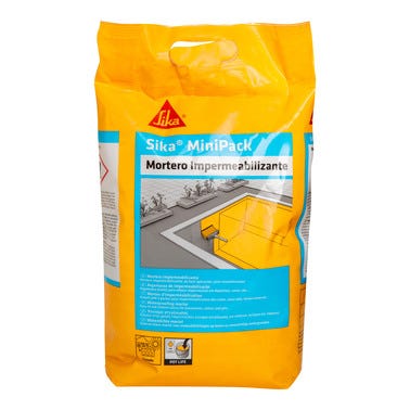 Bricomart MORTERO IMPERMEABLE SIKA MINIPACK 5 KG Solo hoy