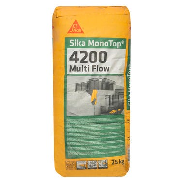 Bricomart MORTERO REPARADOR R4 SIKA MONOTOP 4200 MULTIFLOW 25KG Última moda