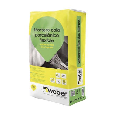 Bricomart CEMENTO COLA FLEX DUO WEBER 25KG GRIS En línea