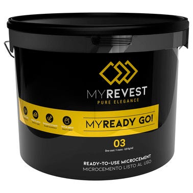 Bricomart MICROCEMENTO DECORATIVO MYREADY GO03 HUESO 17 KG