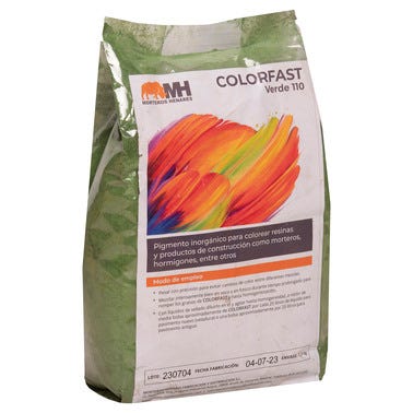 Bricomart COLORANTE COLOR FAST MORTEROS HENARES VERDE 1KG Descuentos del mes