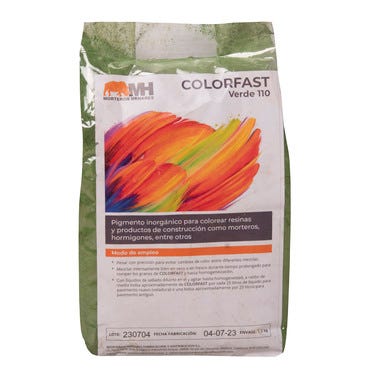 Bricomart COLORANTE COLOR FAST MORTEROS HENARES VERDE 1KG Descuentos del mes