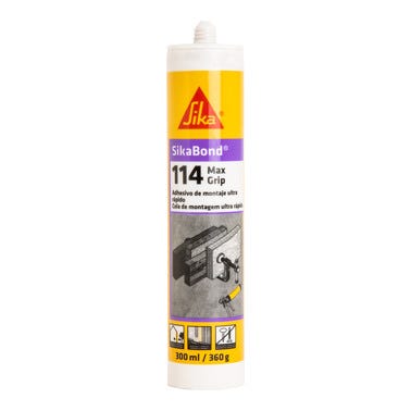Bricomart ADHESIVO ELÁSTICO SIKABOND 114 MAXGRIP 300 CM3