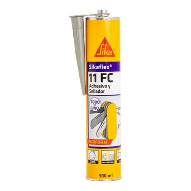 Bricomart MASILLA A BASE DE POLIURETANO SIKAFLEX 11FC PURFORM 300 ML GRIS