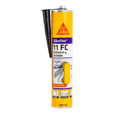 Bricomart MASILLA A BASE DE POLIURETANO SIKAFLEX 11FC PURFORM 300 ML NEGRO