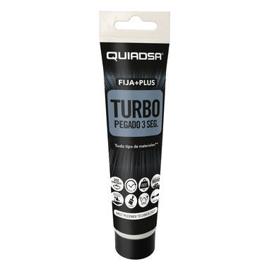 Bricomart ADHESIVO SELLADOR TURBO QUIADSA 150ML BLANCO Solo hoy