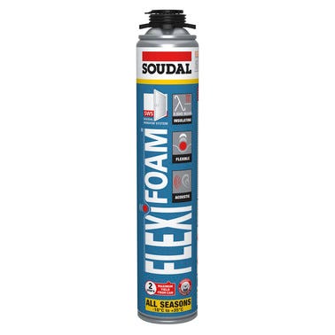 Bricomart ESPUMA DE POLIURETANO FLEXIFOAM SOUDAL 750ml Limitado a 3 días